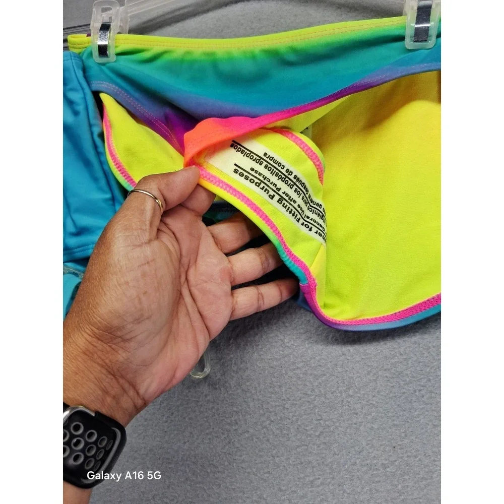 NWT Wonder Nation Mermaid 2 sets of 2 piece set girls swim wear Size XL ( 14-16)